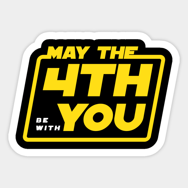 May the 4th be with you Sticker by APDesign